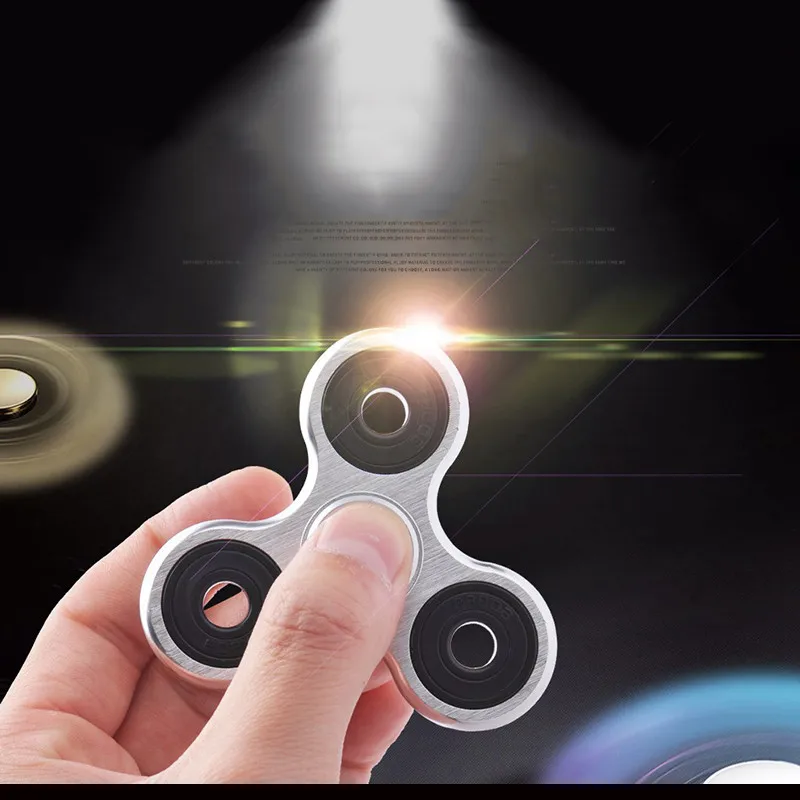 Гладкий бас алюминиевый сплав Спиннер для снятия стресса металлический ручной