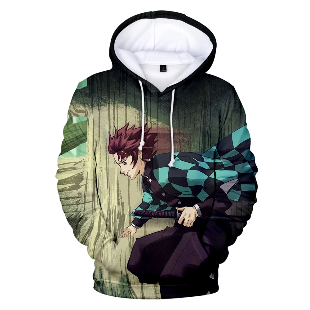 

Aikooki Newest Demon Slayer Kimetsu no Yaiba 3D Hoodies Men/women Autumn Fashion Harajuku Sweatshirt Popular Anime Hoodie