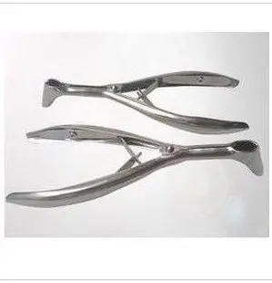 

2pcs Stainless steel rhinoscope mirror eurynter adult child devices