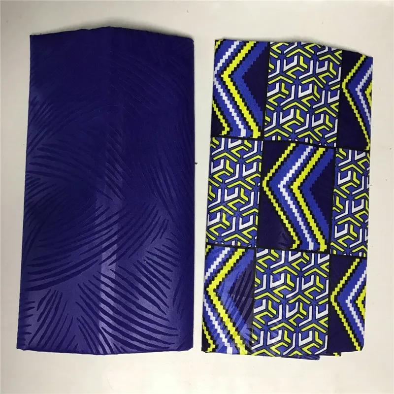 Ткань из Анкары африканская ткань с принтом натурального воска Ганы морская