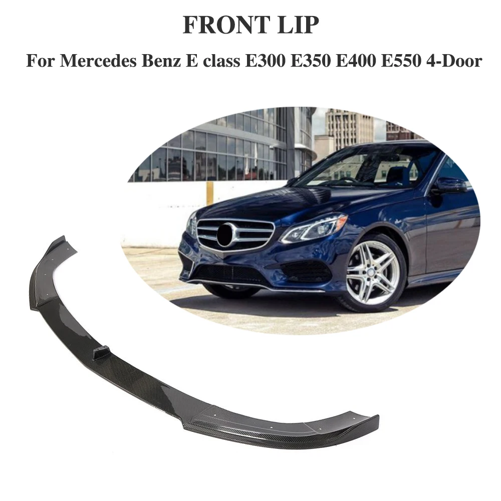 Карбоновый бампер передний для Mercedes Benz E Class E300 E350 E400 E550 4 Двери Седан 2013