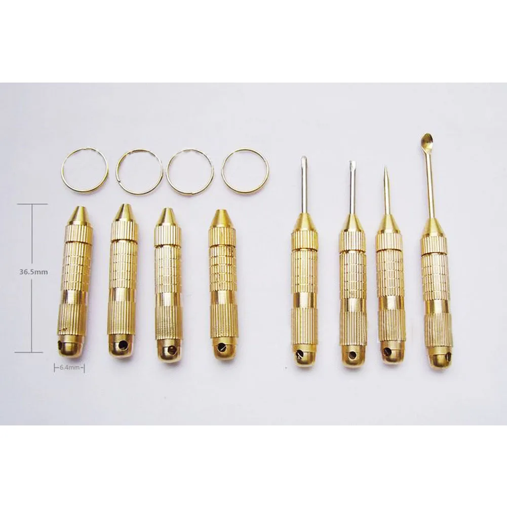 Portable 4-in-1 multi tool set cross screwdriver toothpick ear pick pin with key chain Multifunction Small Hand Tools | Мебель