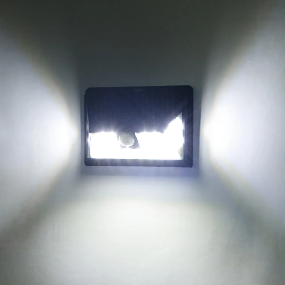 Солнечная перезаряжаемая 3 режима садовая Светодиодная лампа наружная PIR датчик