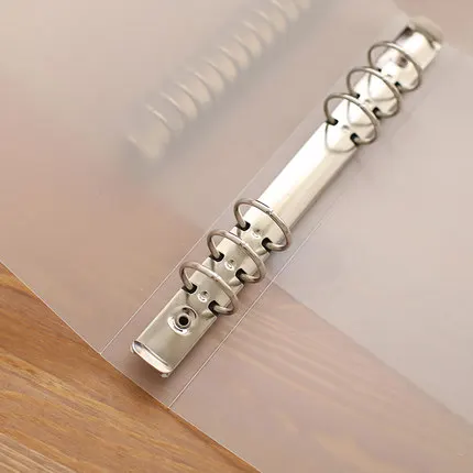 DIY спираль Тетрадь крышка A5 записная книжка с кольцевым механизмом A6 прозрачныая