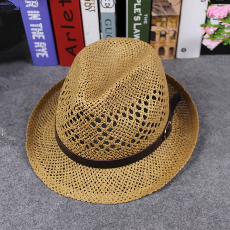 Шляпа федора для мужчин и женщин Hi Q мягкая летняя с широкими полями в британском