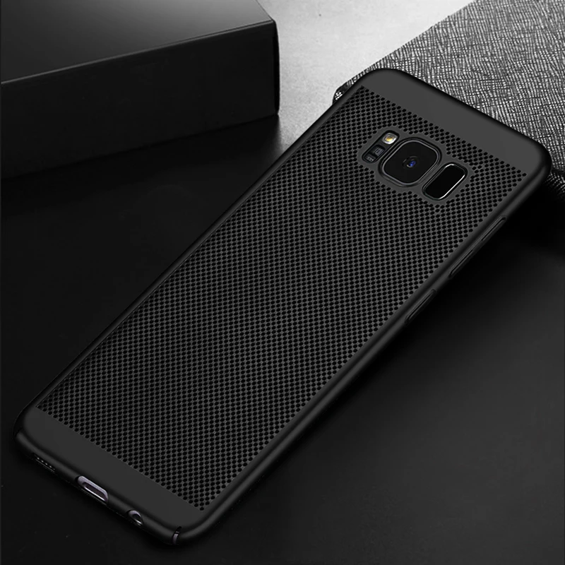Чехол для samsung Galaxy S10 Plus S8 S9 Plus S6 S7 Edge S10e S10 Plus тонкий теплоотвод дышащий охлаждающий жесткий чехол из поликарбоната