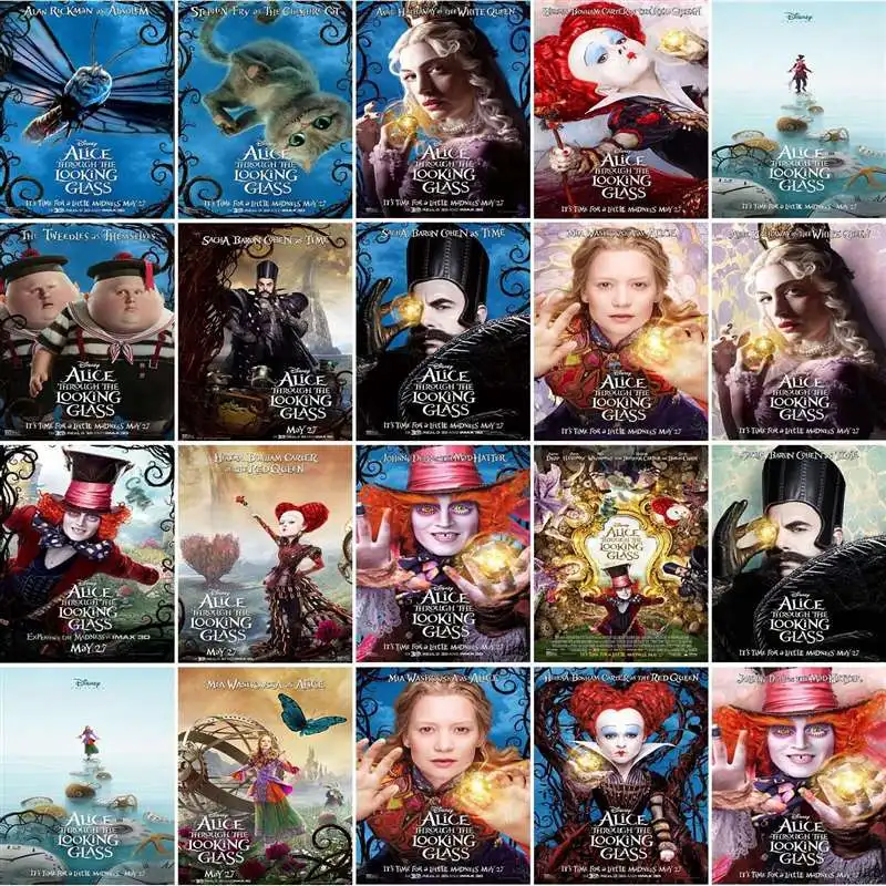 16 шт./компл. Алиса в Зазеркалье Алиса в Wonderla фильм открытка - Цвет: 20pcs