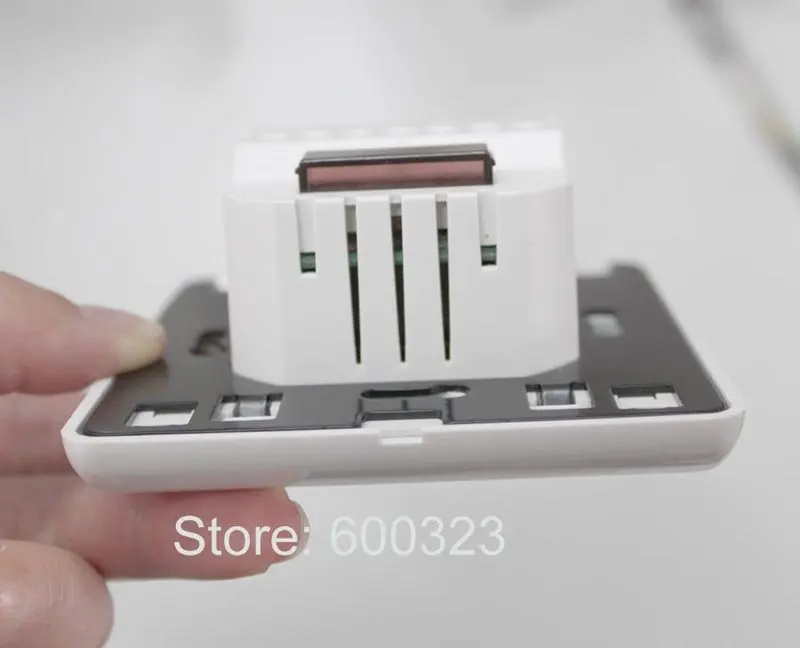 Программируемый теплый пол с сенсорным экраном настенный термостат подогрев