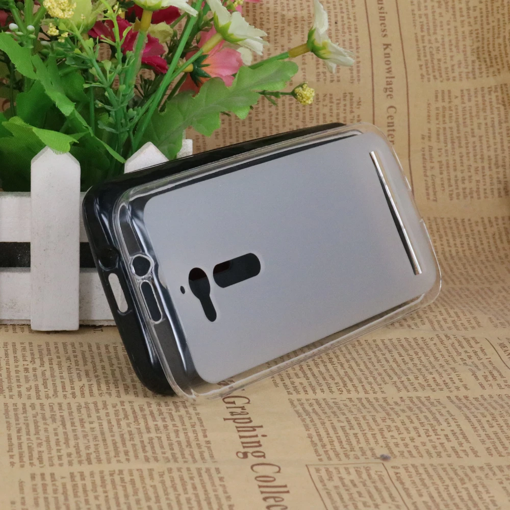 Чехол для Asus Zenfone Go ZB500KL оригинальный мягкий прозрачный силиконовый чехол из ТПУ