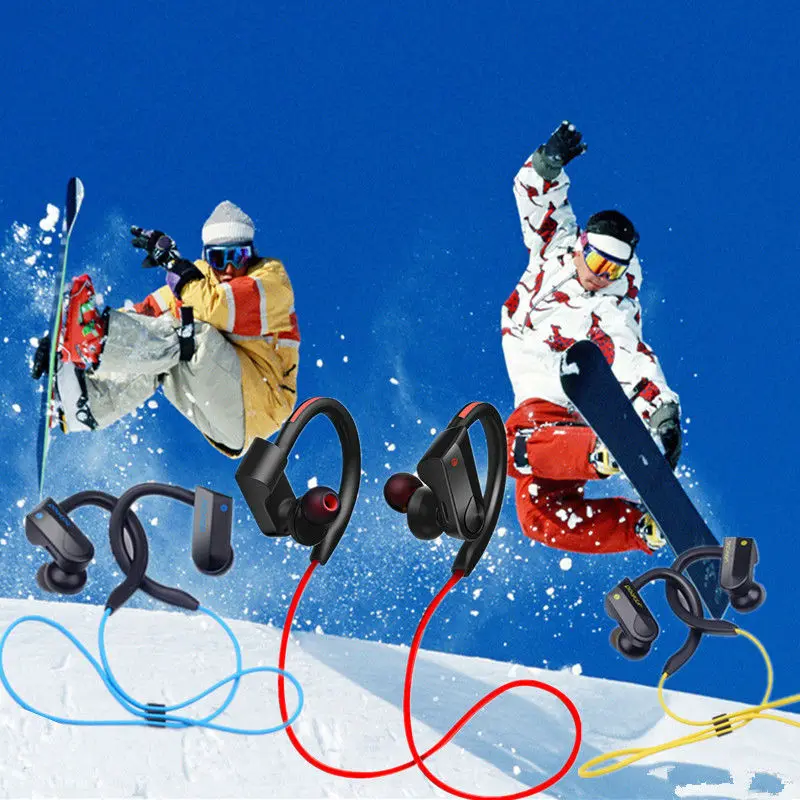 Новый Беспроводные Наушники Зимний Спорт Bluetooth-гарнитура для Наушников Аэробика