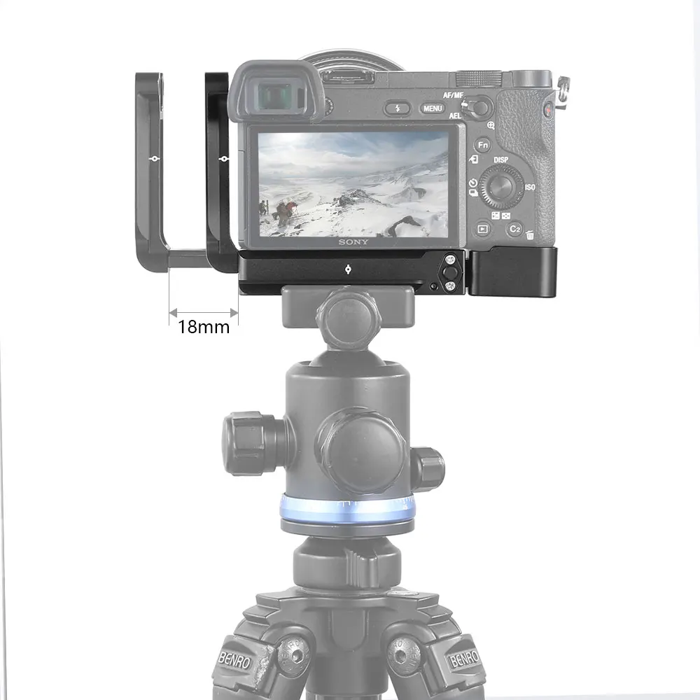 Кронштейн SmallRig A6300 L для камеры Sony пластина БЫСТРОРАЗЪЕМНАЯ Монтажная Arca type