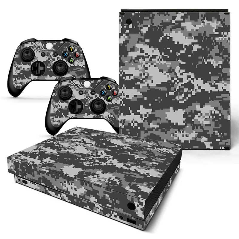 TN06-0770 GOOYIYO-для Microsoft xbox ONE X наклейка геймер консоль контроллер виниловая переводная наклейка, имиджевый камуфляж кожи xbox ONE X наклейка - Цвет: TN06-0770