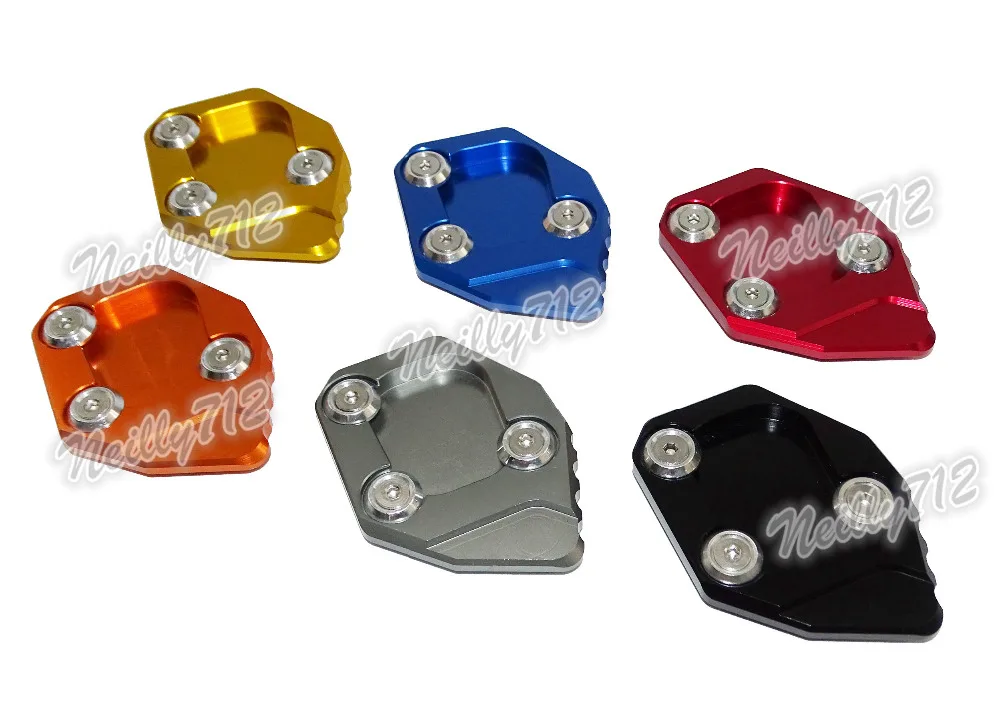 

waase Kickstand Foot Side Stand Extension Pad Support Plate For Honda CBR600RR CBR 600 RR 2007 2008 2009 2010 2011 2012