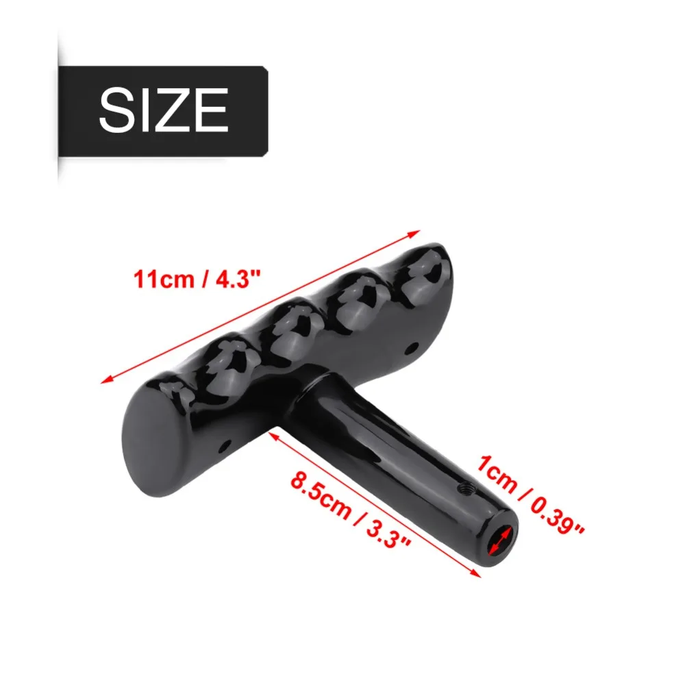 Automatic T-Handle Shape Car Gear Shift Lever Knob Shifter Black for Jeep Wrangler/Dodge Charger Challenger/Chrysler Head | Автомобили и