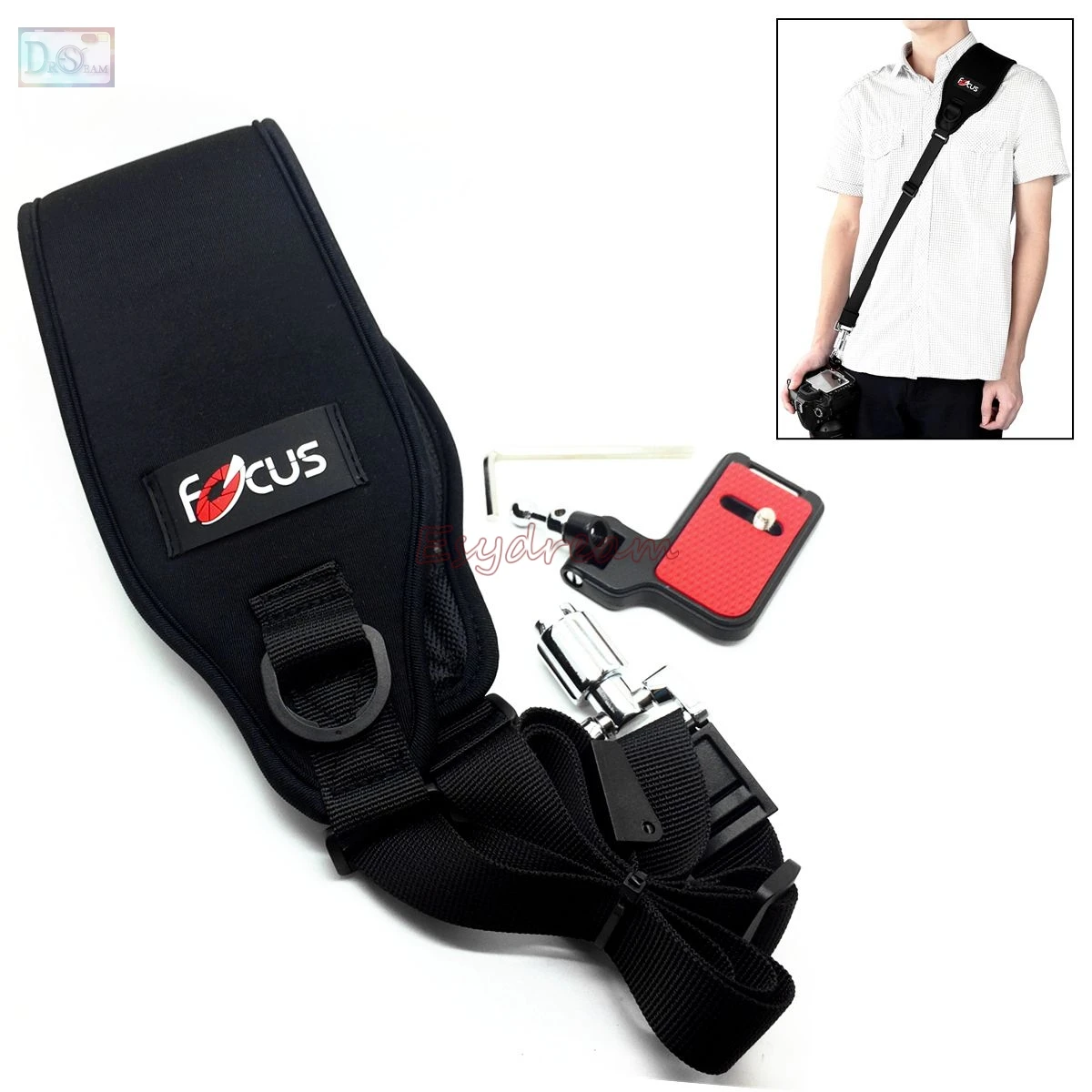 Фокус F2 быстрого крепления плечевой ремень для цифровой зеркальной камеры Canon Nikon