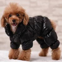 xs 2xlwinter warm dog coat winter thick warm pet clothes large dog jacket pet dog four feet warm clothing thick coat down jacket