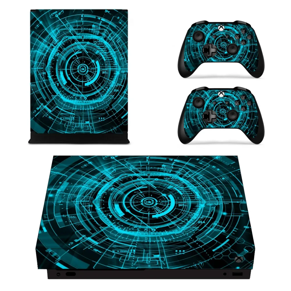 Лицевые панели Eye of Providence Skin Console & Наклейка на контроллер для Xbox One X + наклейка кожу