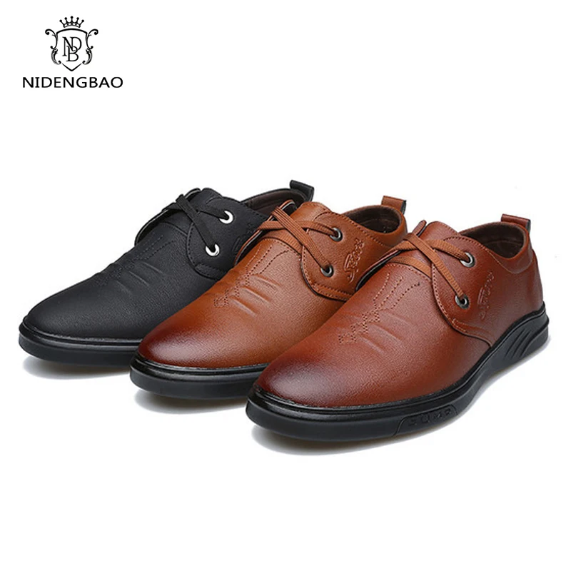 Мужская повседневная обувь Мокасины в британском стиле на плоской подошве Zapatos