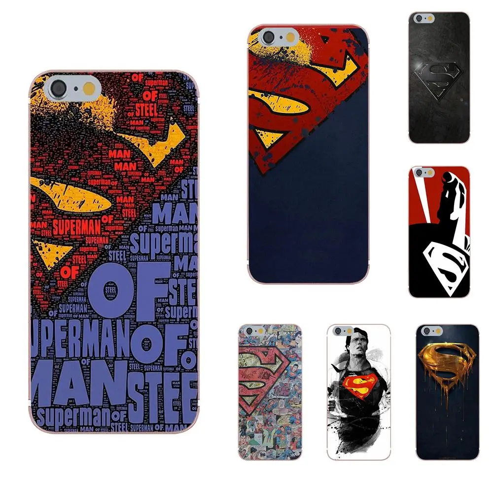 Oedmeb логотип СУПЕРМЕНА для Xiao mi Red 5 4A 3 S Pro 4 4i 5s Max Mix 2 Note Plus мягкий дизайн Custo