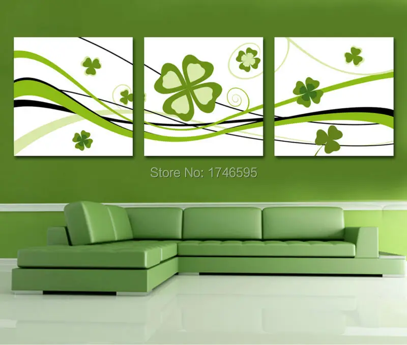 Большие 3 штуки для гостиной спальни домашний Настенный декор абстрактный