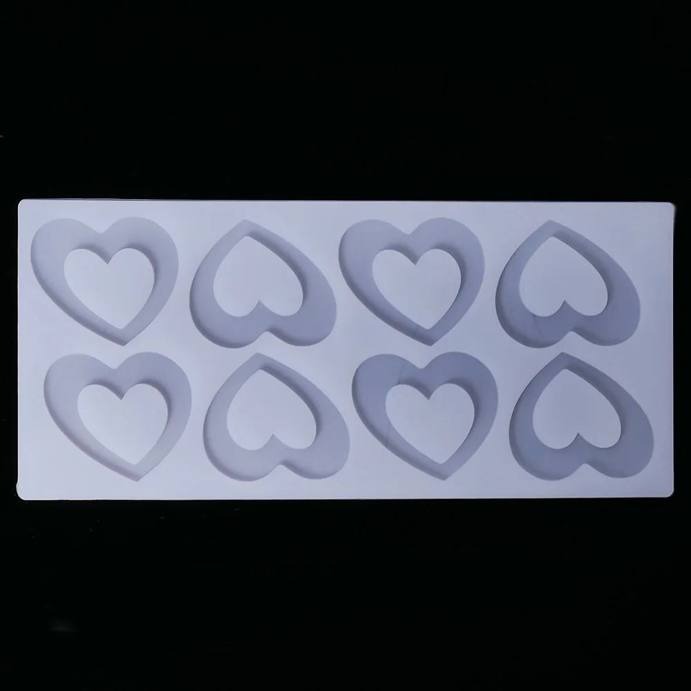 DIY 3D сердце Форма силиконовые формы для торта декоративные инструменты