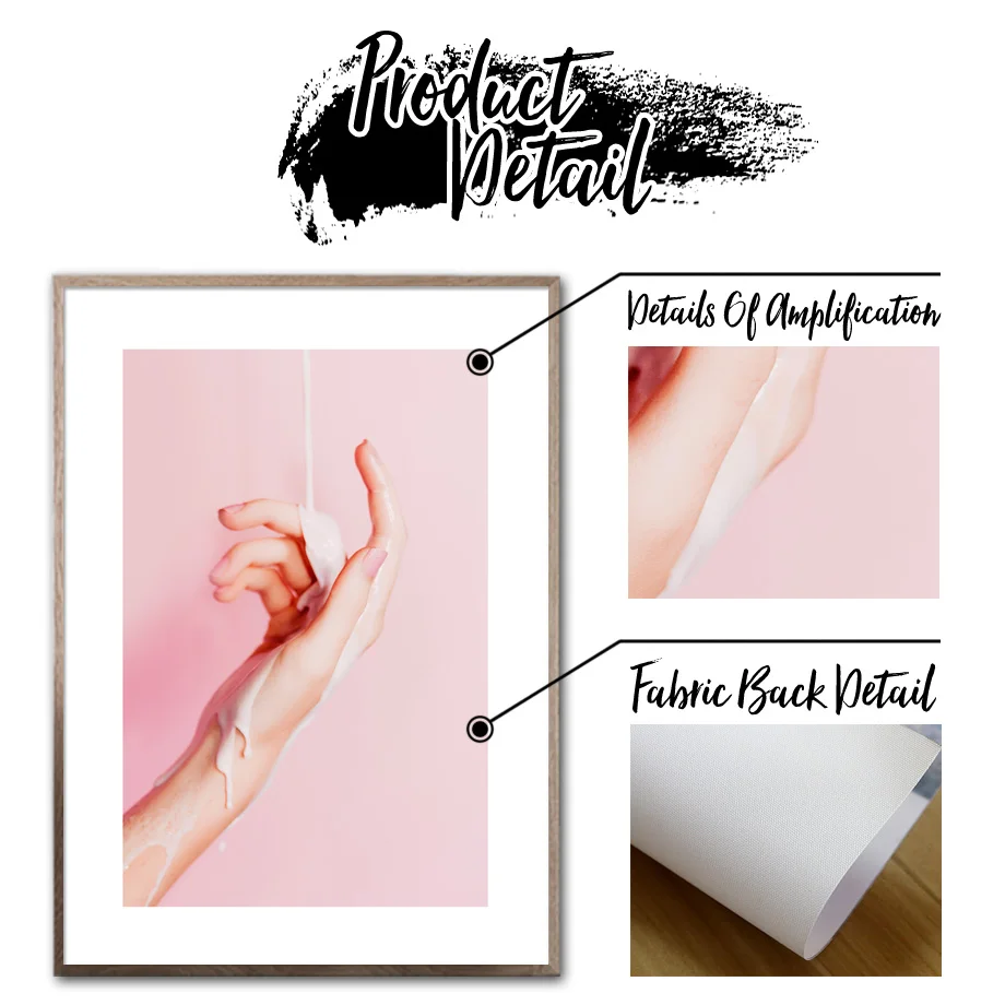 

Pink Flower Flamingo Paris Perfume Wall Art Canvas Painting Nordic Posters And Prints Plant Wall Pictures For Living Room Decor