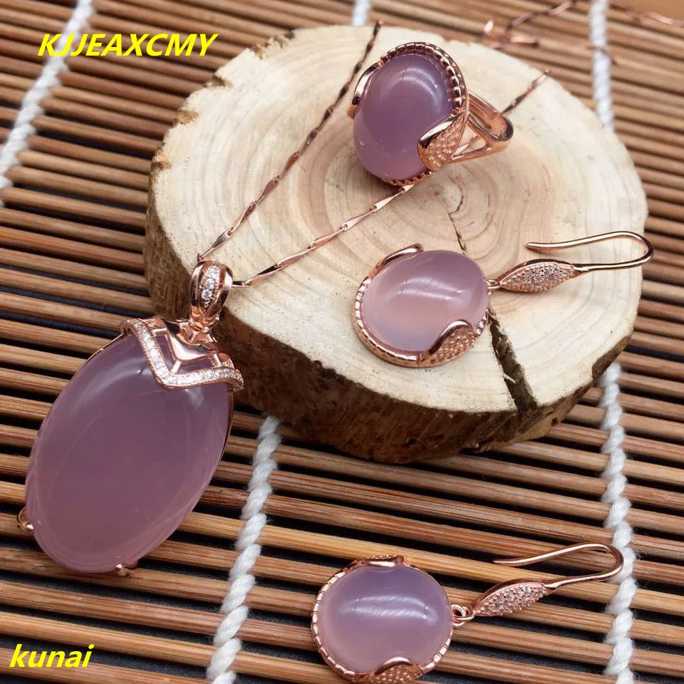KJJEAXCMY boutique jewels 925 золотая медуллярная синяя пудра и сапфировый кристалл подвесные