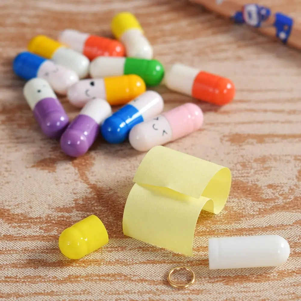 

50ps Hot Expression Capsules Love Pills Put In Wishing Drift Bottle Lovers Gift