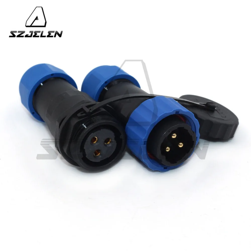 SD20 3-контактный док-разъем водонепроницаемый разъем авиационного соединения IP68