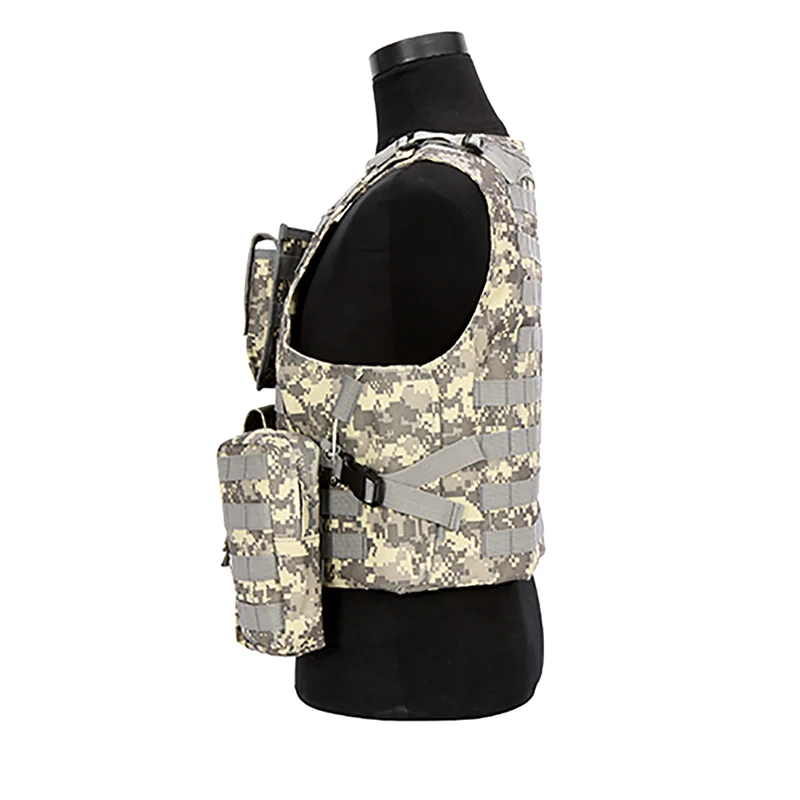 

Camouflage Hunting Military Tactical Vest Wargame Body Molle Armor Hunting Vest CS Outdoor Equipment with 5 Colors 2017
