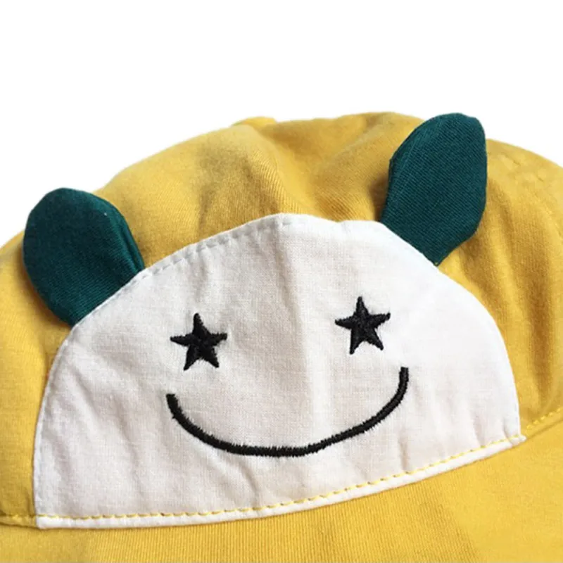 Модные детские шапки с рисунками животных бейсболки милые для маленьких
