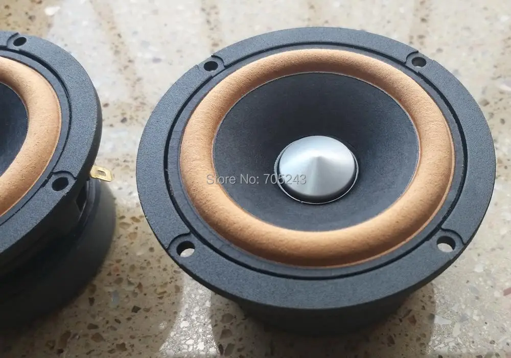 2 шт. Hi Fi 3 дюймов полный спектр fullrange динамик НЧ diatone P310 8ohm|Аксессуары для