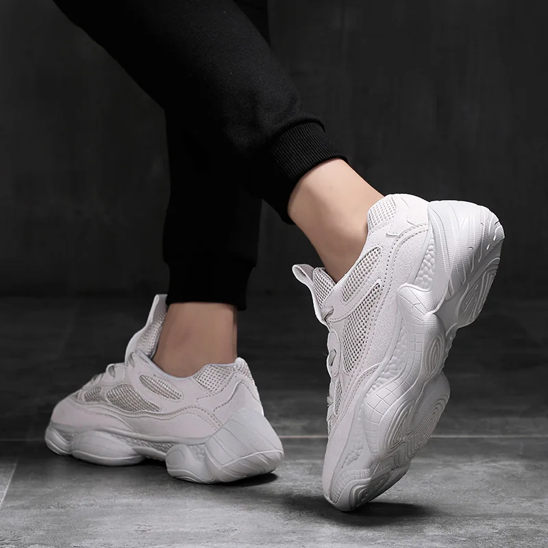 Мужские кроссовки Bomlight на толстой подошве вулканизированные разноцветные