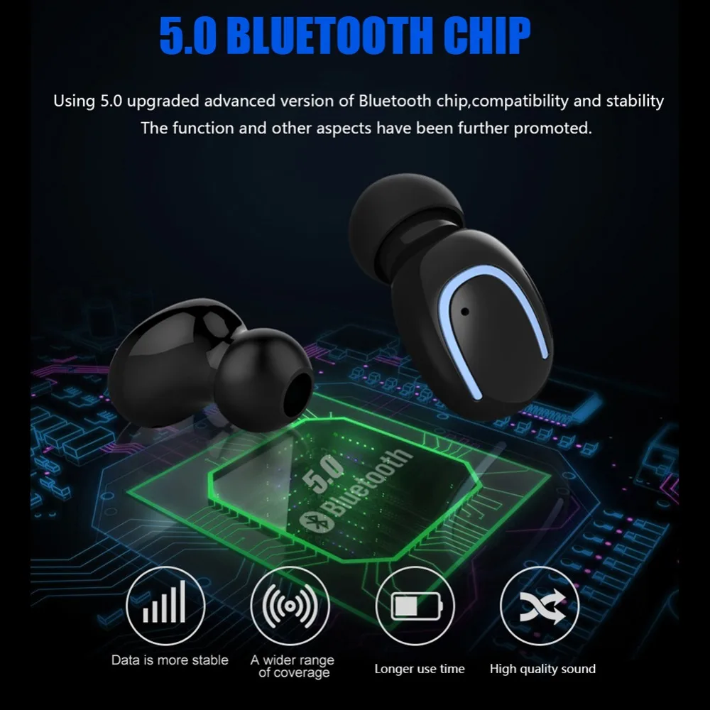 Гарнитура TWS туры беспроводной наушники HBQ Q32 Bluetooth 5 0 гарнитура с микрофоном мини
