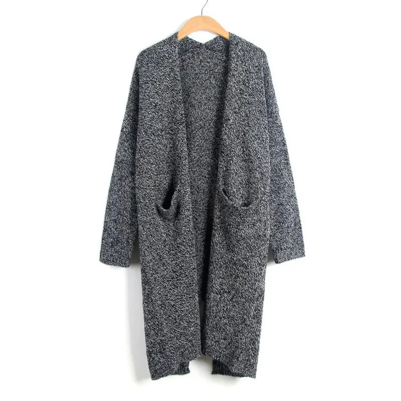 Кардиган свитер пончо 2017 свободный большой ярдов рукав летучая мышь женский