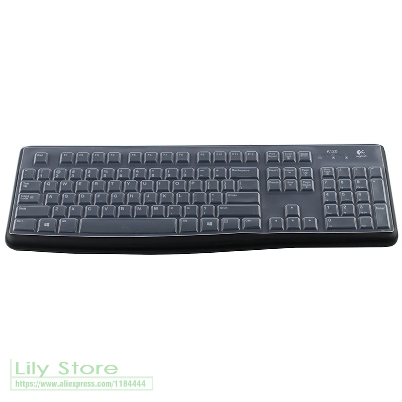 Для Logitech MK120 K120 Пылезащитная пленка силиконовая Механическая Беспроводная