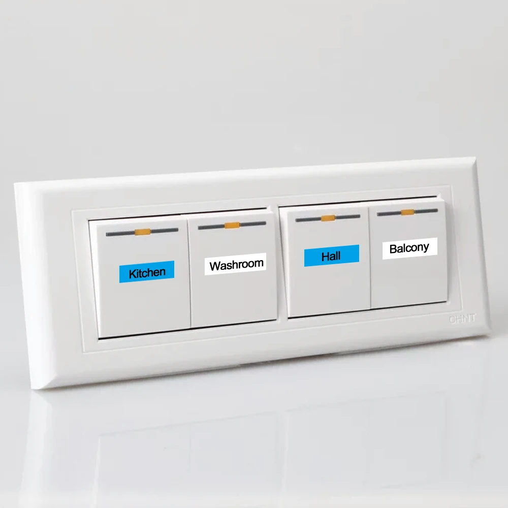 Лейблайф 2 пак A43616 6 мм чёрный на синем совместимый с DYMO D1 стандартной этикеткой ленты 1/4" x 23фт 7м для Dymo LabelManager.