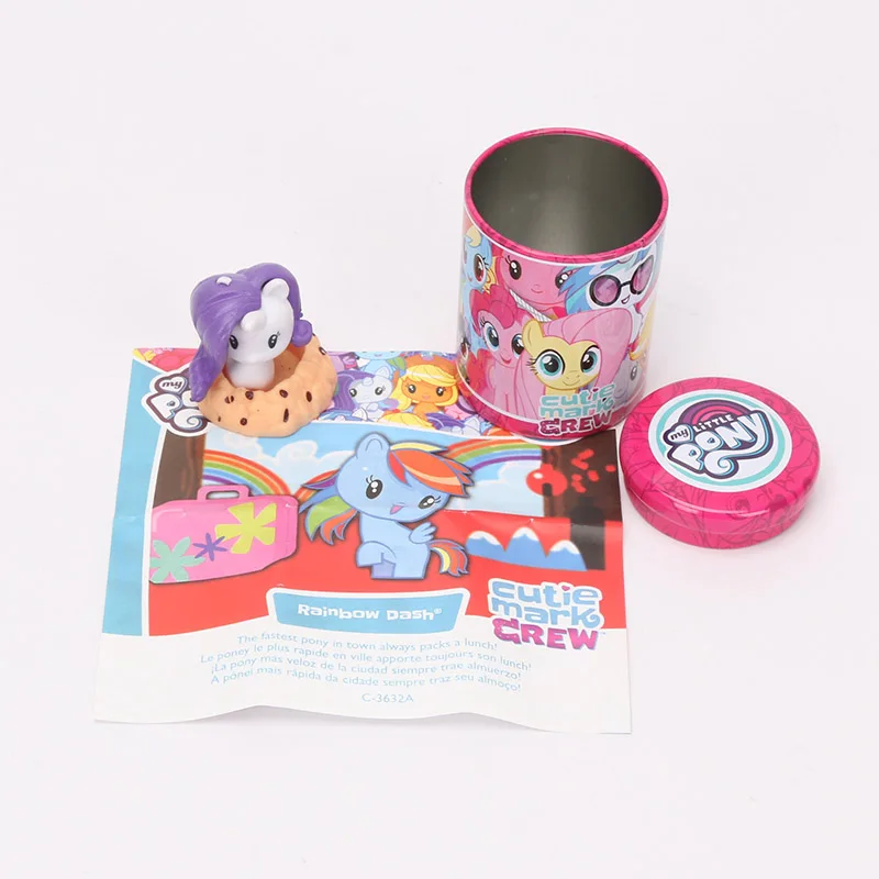 5 шт. игрушки My Little Pony Cutie Mark Crew Mini Dolls Friendship is Magic Rainbow Dash Twilight Sparkle рисунок