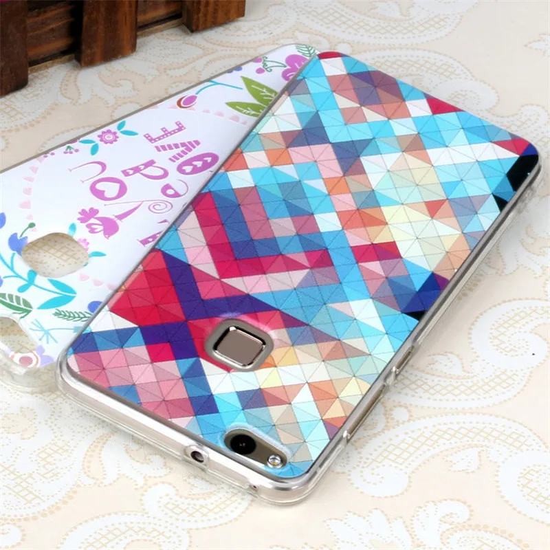 New TPU Soft Case For Huawei Nova Lite Relief Printing Silicone Gel Protection Phone Cover P10 |