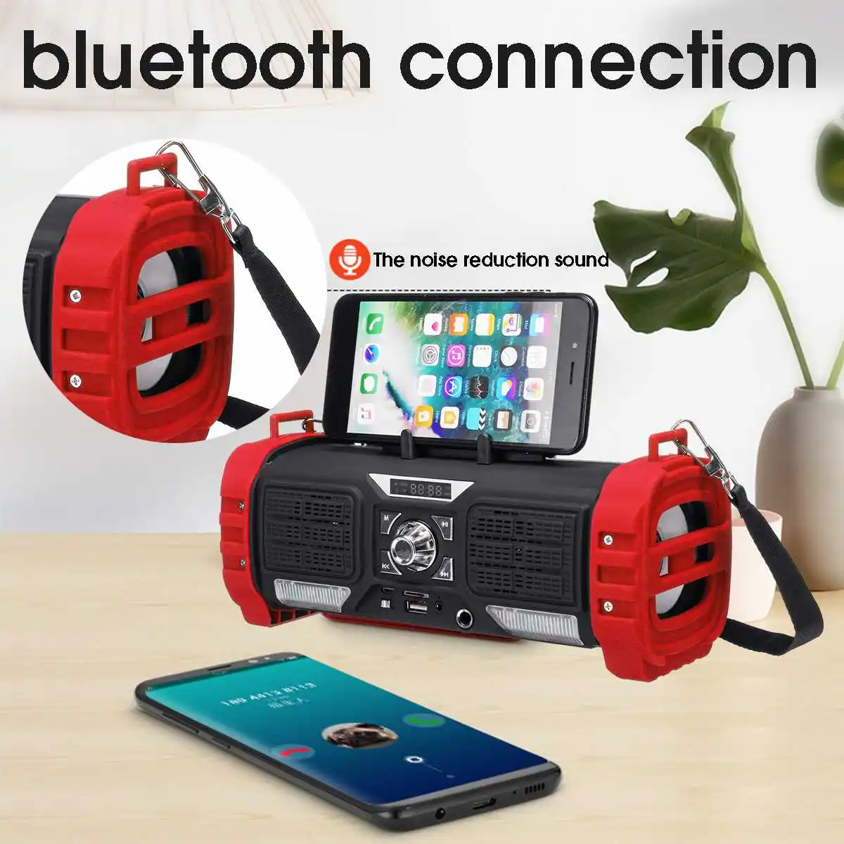 Портативная беспроводная bluetooth-колонка 2200 мАч 5 Вт цифровая звуковая система
