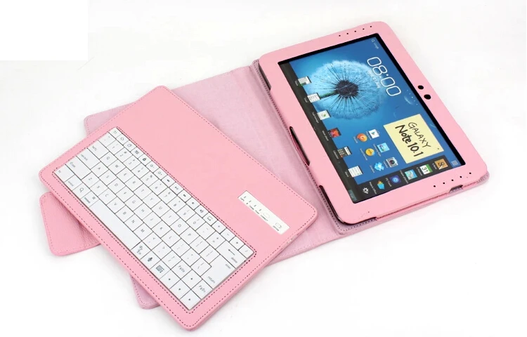 Съемный беспроводной Чехол подставка из искусственной кожи с Bluetooth для