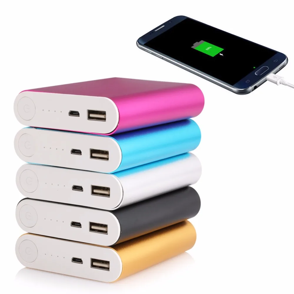 OOTDTY 5V 1A USB 4X18650 Внешний Аккумулятор Чехол комплект зарядное устройство DIY коробка для смартфона