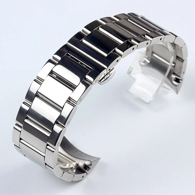 Bright Silver Прочные ремешки для часов из нержавеющей стали для Frontier/Classic gear S3 ремешок для часов 22 мм Мужские модные деловые Ремешки для наручных часов - Цвет ремешка: Bright Silver