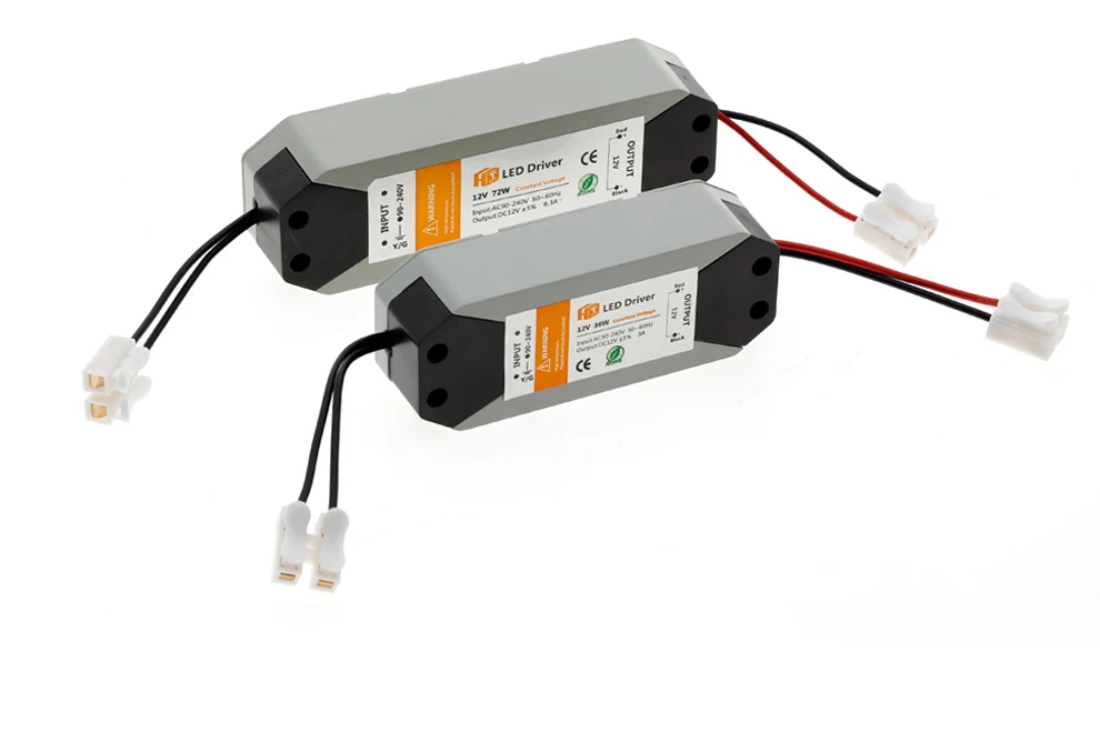 12V источник питания светодиодный драйвер 36W 72W AC 94 V-220 V до 12V DC трансформатор освещения для светодиодной ленты