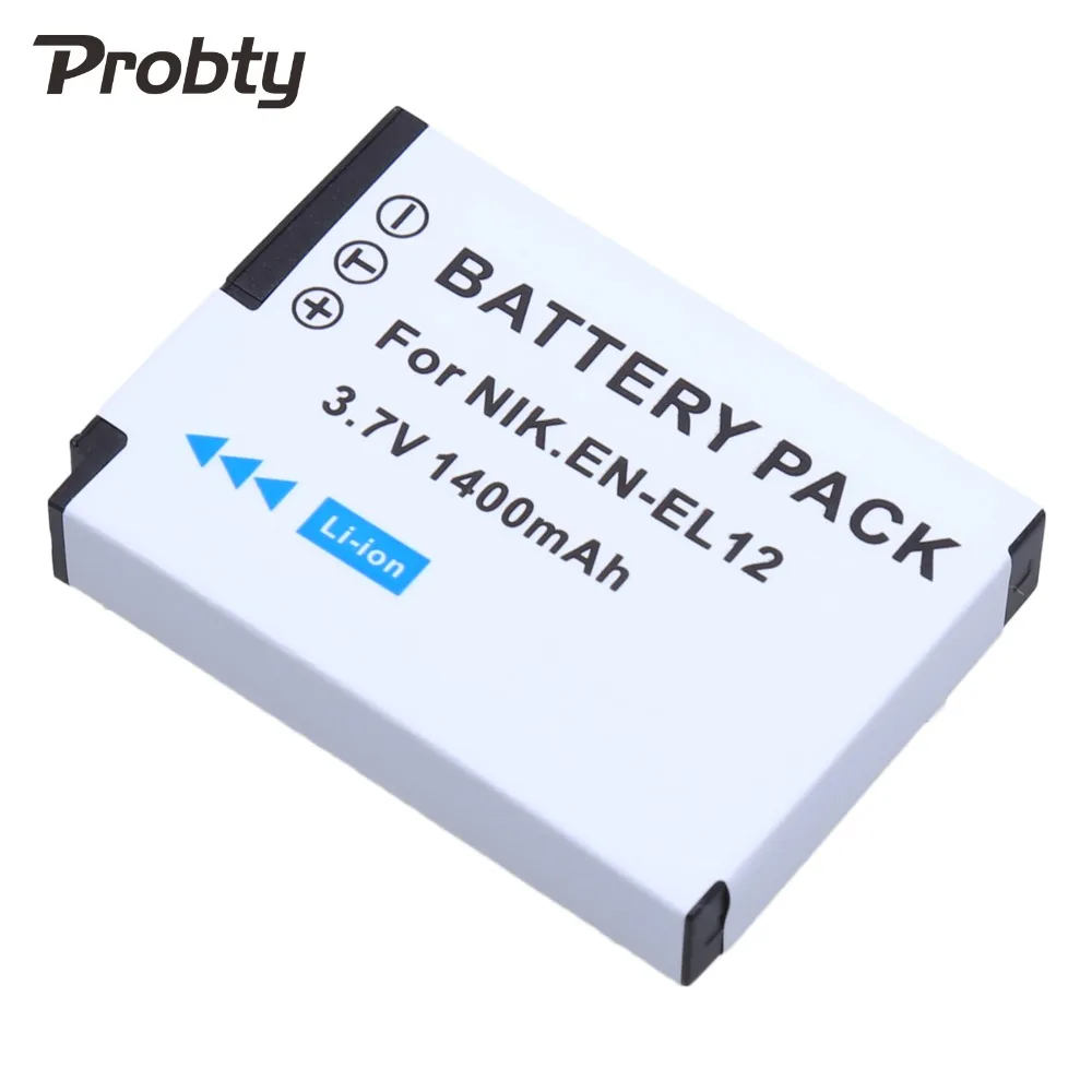 Аккумулятор + зарядное устройство PROBTY для камеры Nikon Coolpix S9700 S9500 S9400 S9300 S9100 S8200 S8100