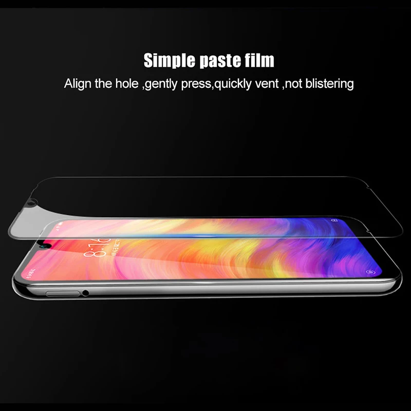 Стекло для Xiaomi Redmi Note 7 7A 6A 8A 8k20 Pro закаленное стекло полное покрытие Защита экрана