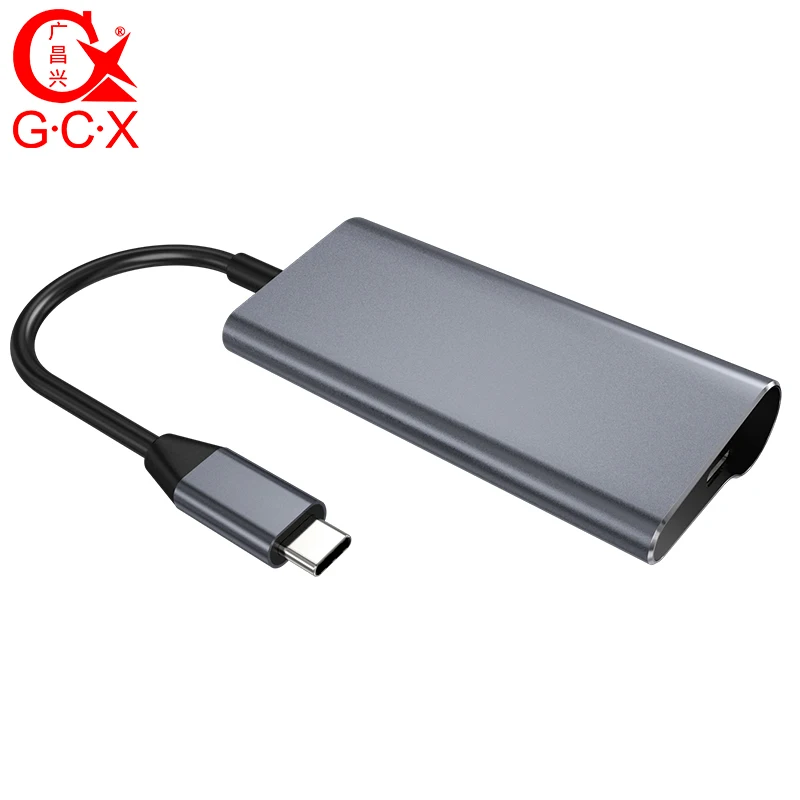 USB Type C док-станция для HDMI HUB USB-C адаптер MacBook Samsung S8/S9 Huawei Pro 5 в 1 мульти Type-C конвертер