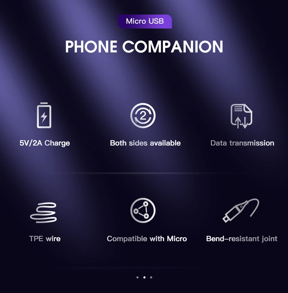 ACCEZZ TPE кабель для зарядки и передачи данных Micro USB для samsung S7 huawei Xiaomi Redmi Note 5 Andriod Быстрая зарядка кабели для передачи данных 0,3 м/1 м/3 м