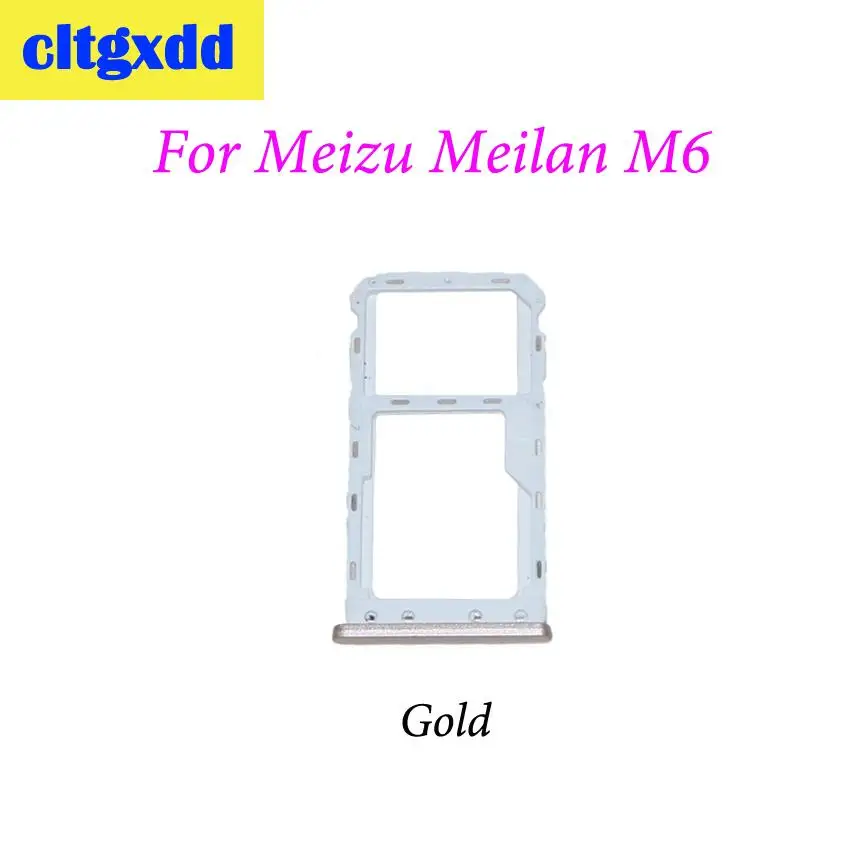 Cltgxdd слот для держателя SIM карты адаптер лоток Meizu Meilan M5 M6 Sim запасные