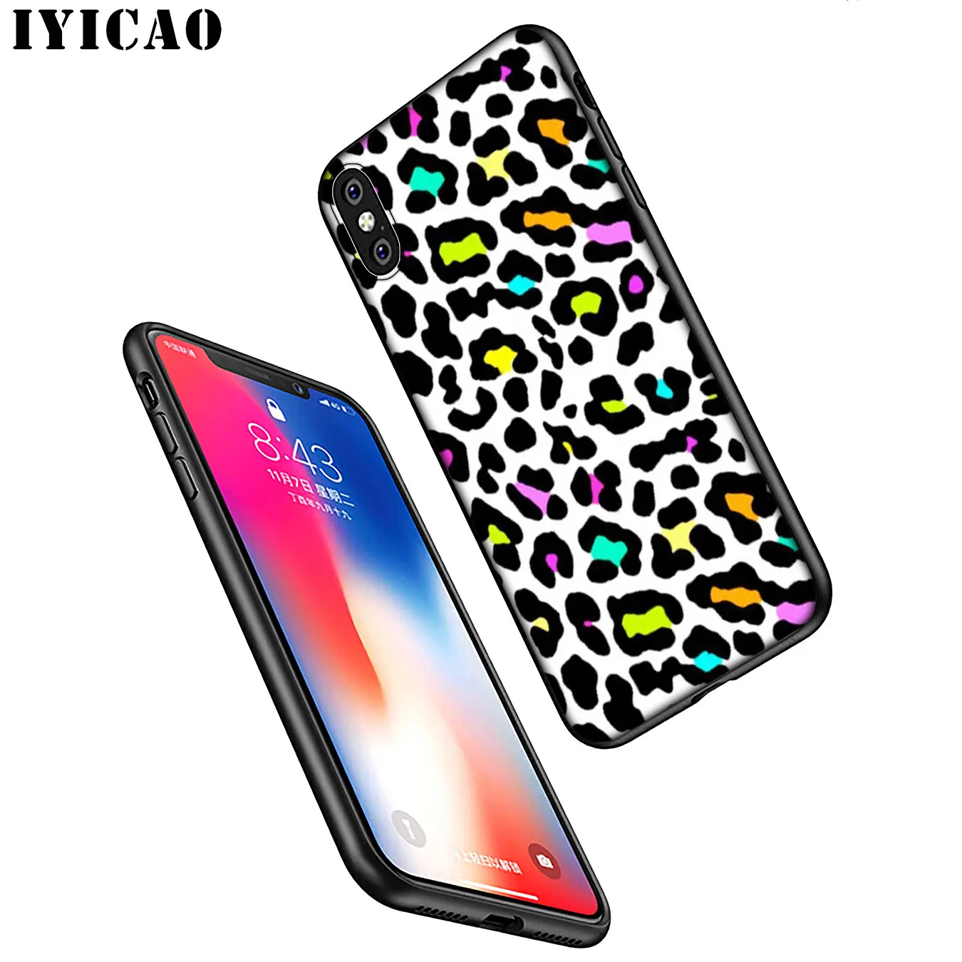 IYICAO Мягкий силиконовый чехол для iPhone XR X XS 11 Pro Max 6 6S 7 8 Plus 5 5S SE 10 |